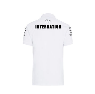 Shortsleeve Turtleneck Polo Shirts for Men Custom Logo Design and Moisture Wicking