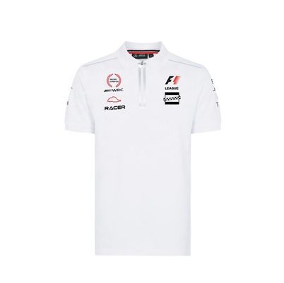 Shortsleeve Turtleneck Polo Shirts for Men Custom Logo Design and Moisture Wicking