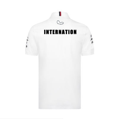 Shortsleeve Turtleneck Polo Shirts for Men Custom Logo Design and Moisture Wicking
