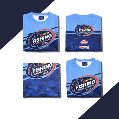 Adults Custom Sublimated Wicking Fishing Jerseys Shirt For Promo