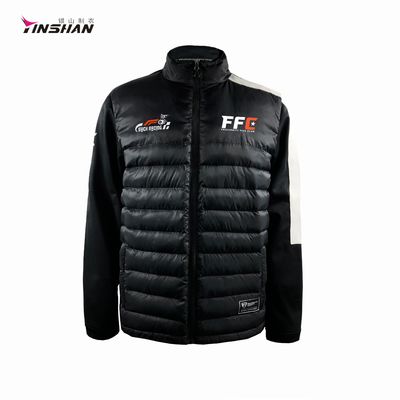 Top Selling Custom Printed Black Motorcycle Auto Racing Wear Sports Warmth Men Jacket