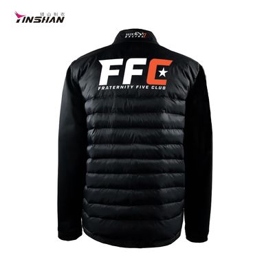 Top Selling Custom Printed Black Motorcycle Auto Racing Wear Sports Warmth Men Jacket