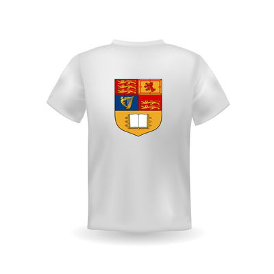 University T-Shirt O-Neck with Custom Logo and Breathable Fabric