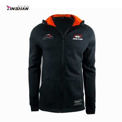 Custom Your Design Hooded Full Zipper Up Motocross Sport Racing Hoodies for Autumn