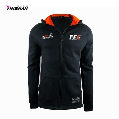Custom Your Design Hooded Full Zipper Up Motocross Sport Racing Hoodies for Autumn