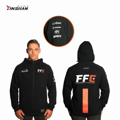 Custom Your Design Hooded Full Zipper Up Motocross Sport Racing Hoodies for Autumn