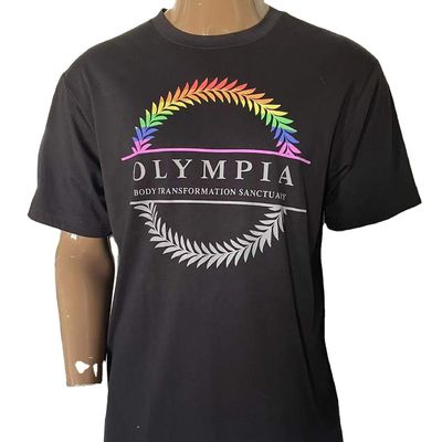 Custom Digital Printing Men's T-Shirt in Breathable Cotton Fabric for F1 Clothes