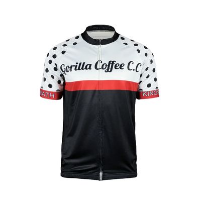 Breathable Men's Short Sleeve Teamwear Club Cycling Jersey with Custom Logo Printing