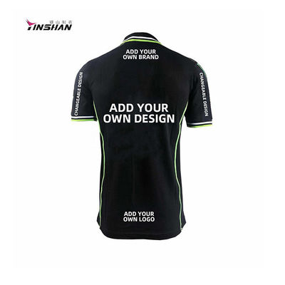 Customized Printing Methods Breathable Cotton Sublimation Racing Teamwear for Adults