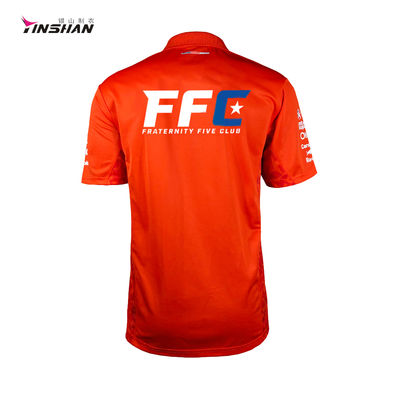 Motorcycle Auto Racing Sportswear Type Customized Polo Shirt With Personalised Artwork