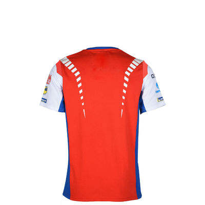 Breathable Soft Cotton Racing Sports Men's T Shirts with Custom Logo Printing Design