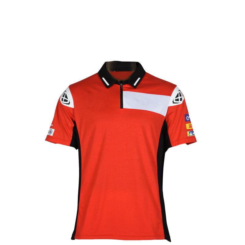 Cotton Fabric Breathable Short Sleeve Tennis Jersey Design Polo Neck T-Shirt for Men